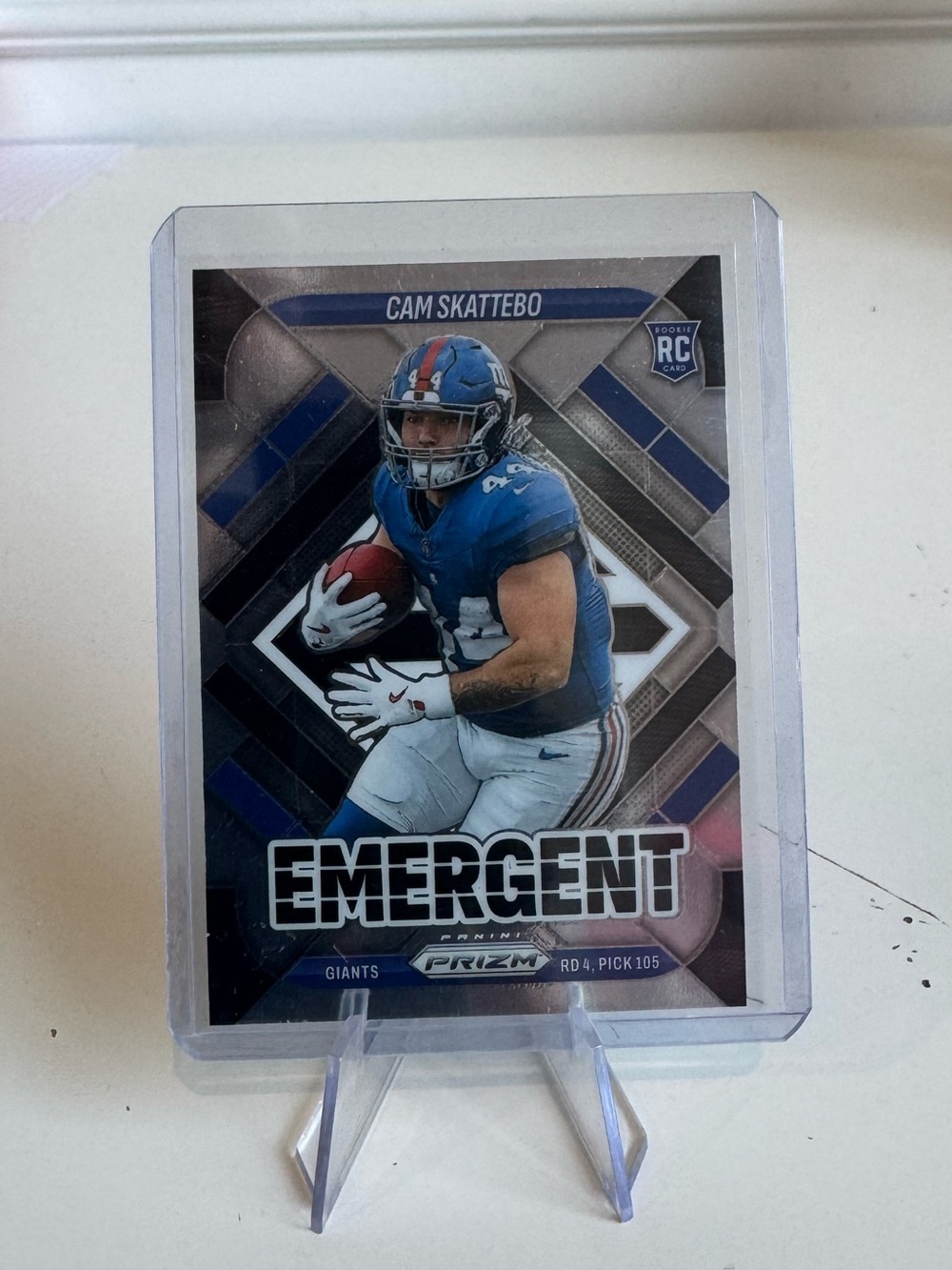 🔥 2025 Cam Skattebo Panini Prizm Emergent Rookie Card. New York Giants